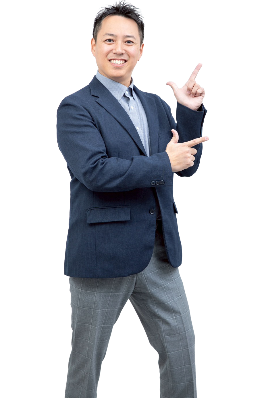 右側を指し示す合同会社WaLifeの佐野良太